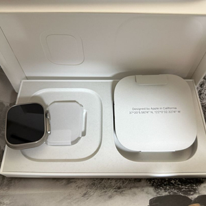 애플워치 울트라2 애케플26.03 내추럴 블루 알파인M 풀박