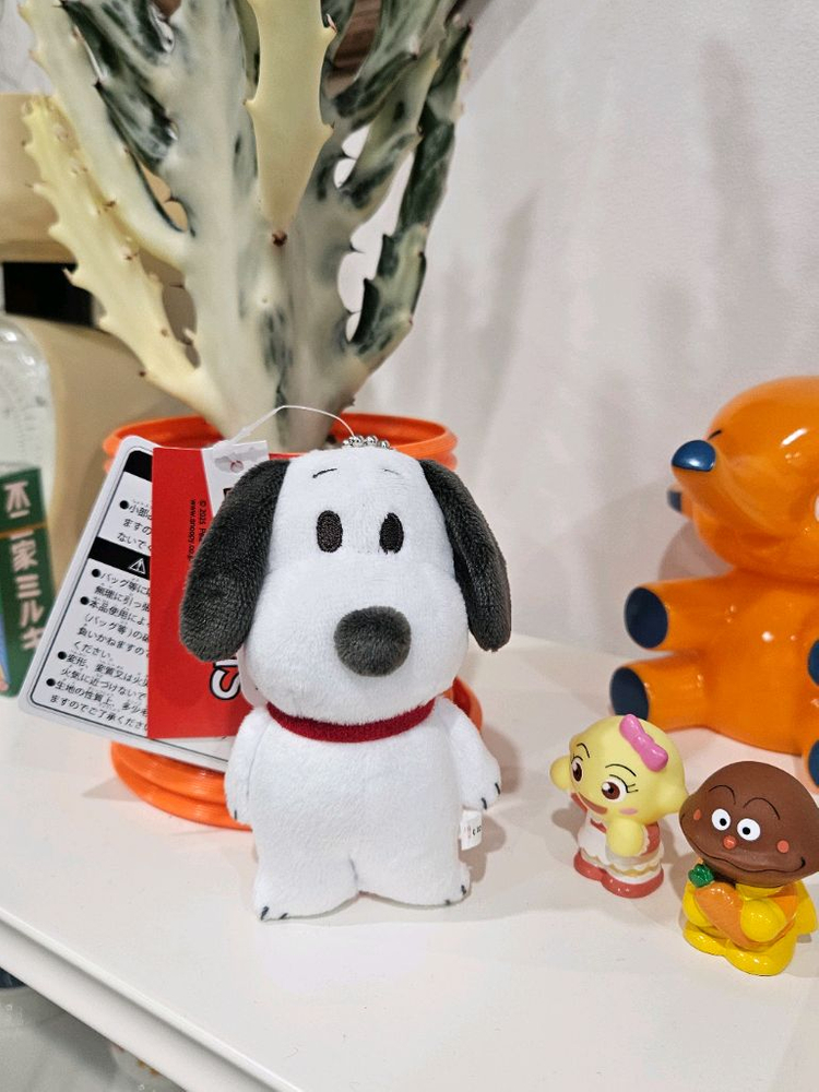 일본정품 세키구치 스누피 인형 키링 봉제인형 이미지