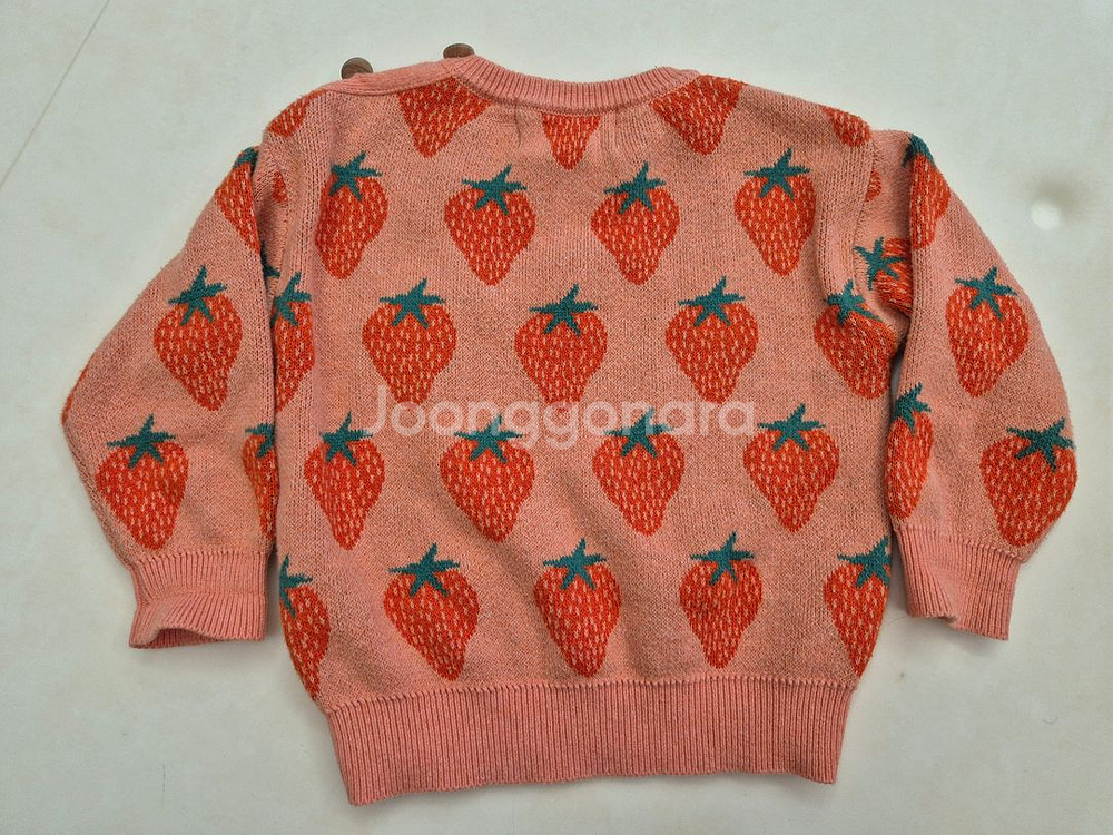 보보쇼즈 딸기니트 6-12--1