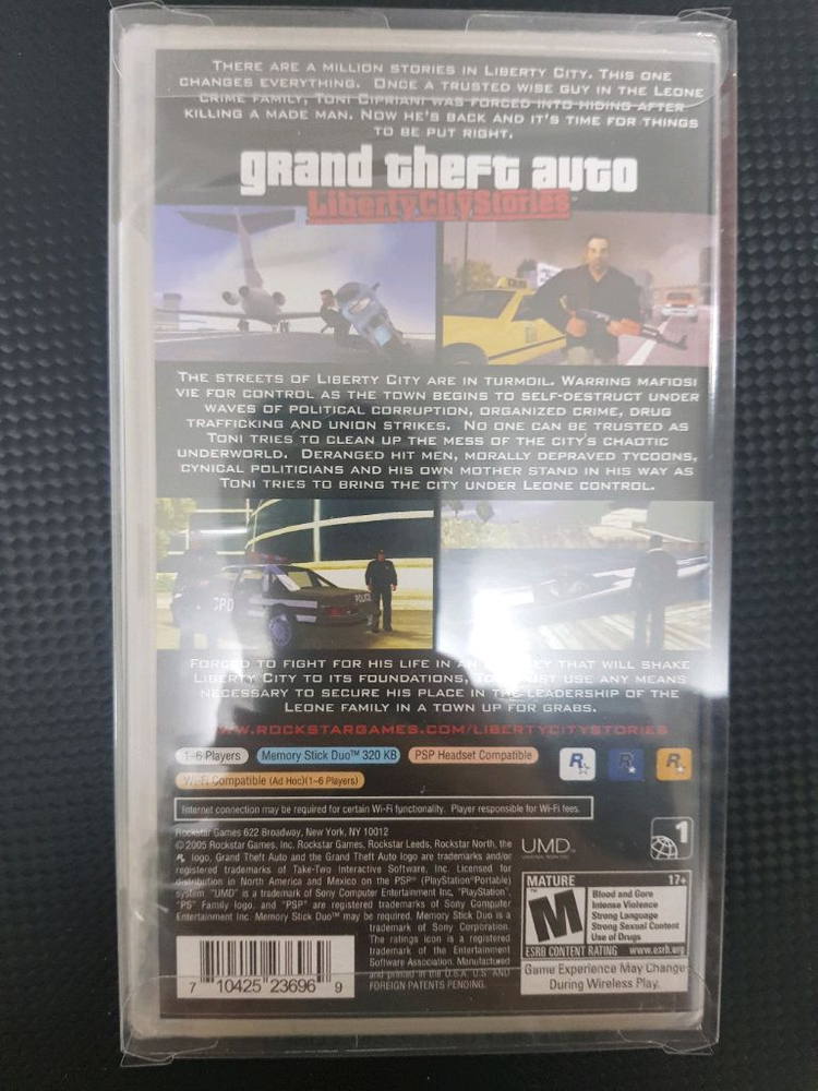 psp gta 리버티시티 스토리즈 미개봉 새제품 이미지