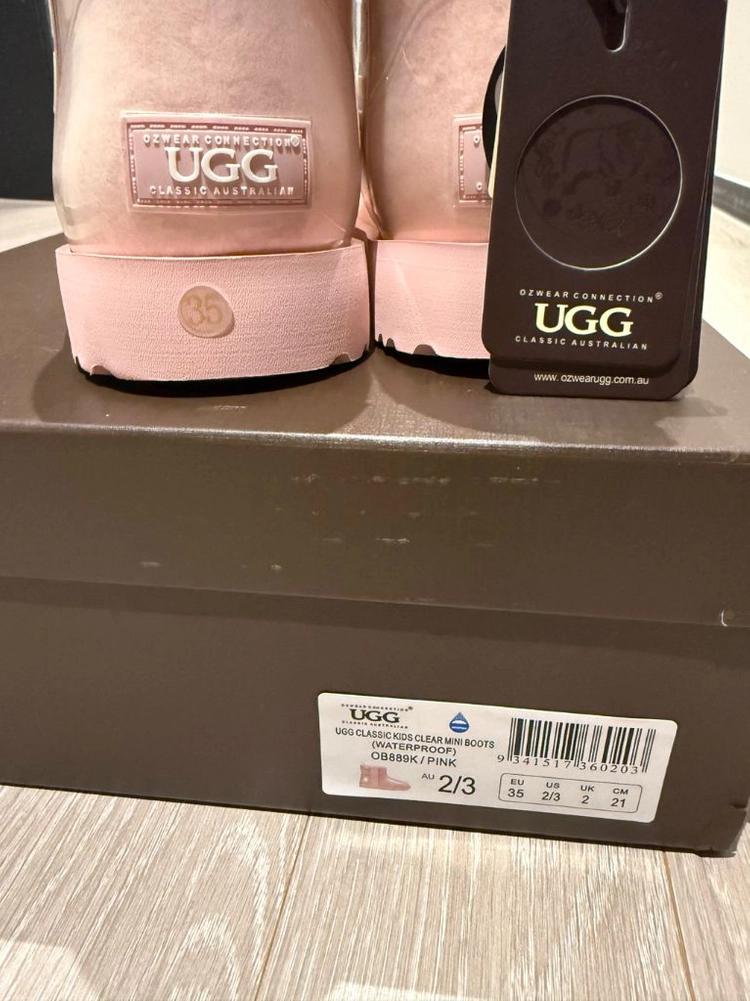 UGG 어그 클리어 키즈 부츠 새제품 210사이즈 이미지
