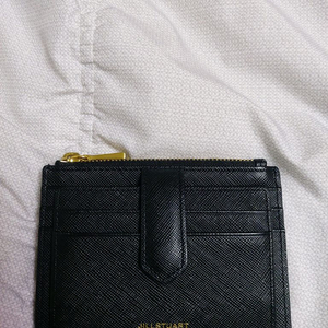 여성 질스튜어트 소가죽지갑 블랙카드지갑 이미지