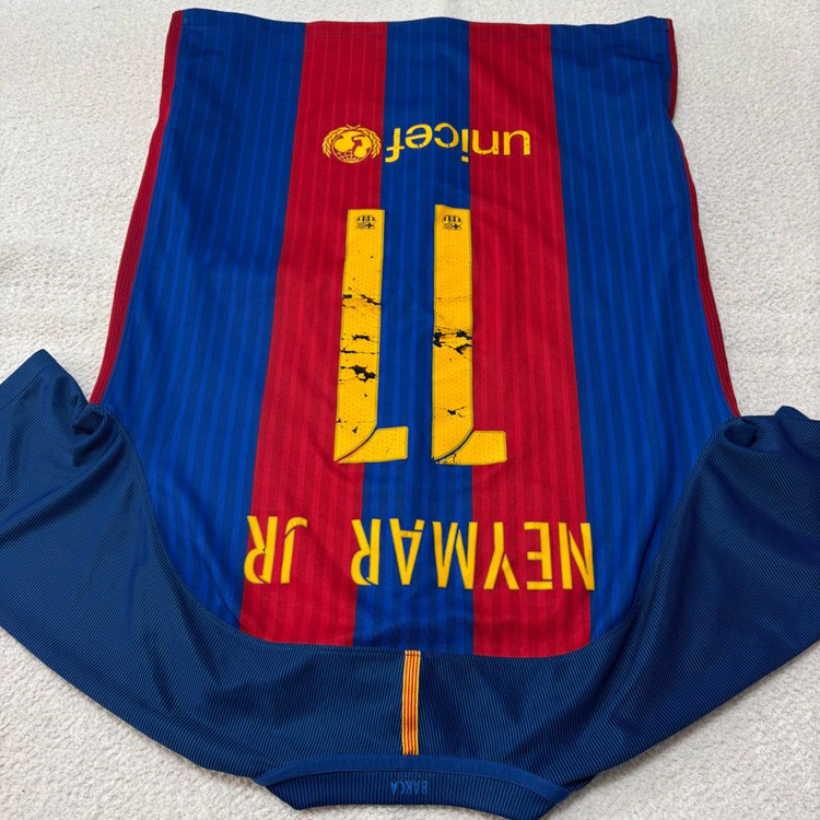 나이키 바르셀로나 16/17 네이마르 유니폼 반팔티 저지--4