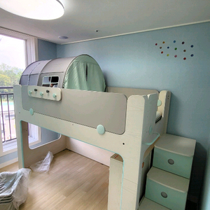 일룸 유아 2층 벙커침대 및 장난감 수납함