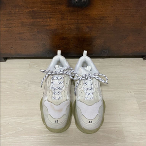 발렌시아가 트리플 S 클리어 솔 화이트 - 41 사이즈(265~270) 이미지