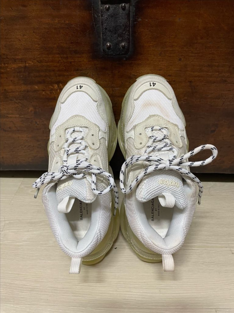 발렌시아가 트리플 S 클리어 솔 화이트 - 41 사이즈(265~270) 이미지