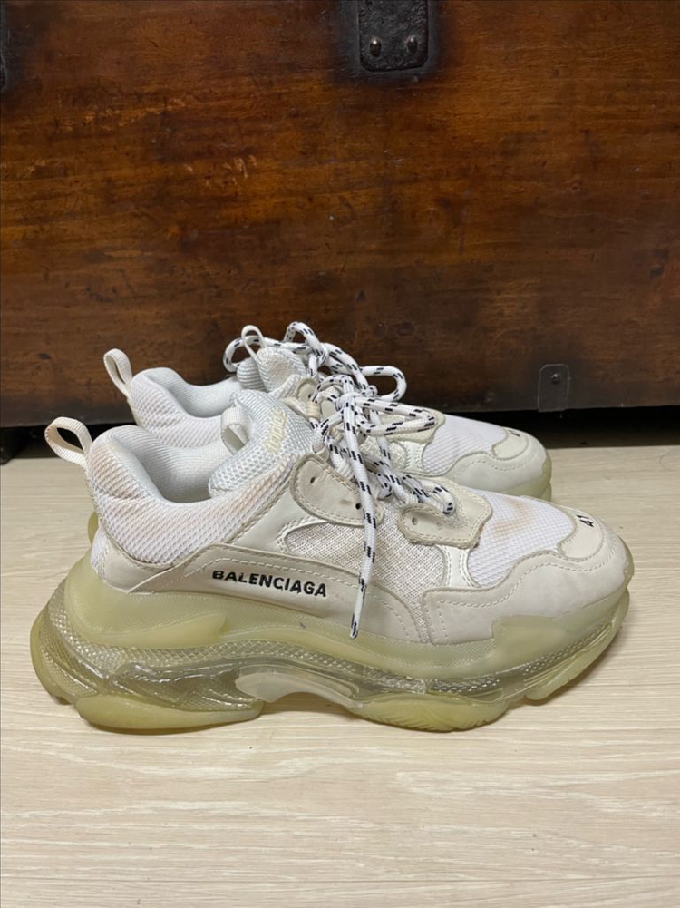 발렌시아가 트리플 S 클리어 솔 화이트 - 41 사이즈(265~270) 이미지