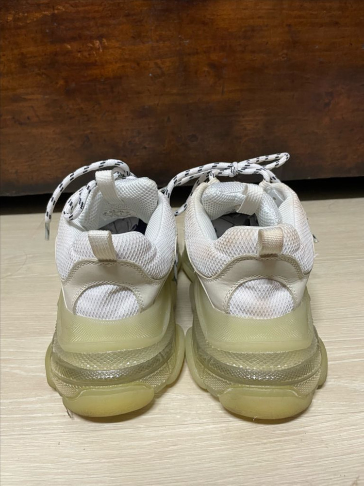 발렌시아가 트리플 S 클리어 솔 화이트 - 41 사이즈(265~270) 이미지