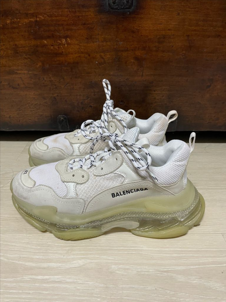 발렌시아가 트리플 S 클리어 솔 화이트 - 41 사이즈(265~270) 이미지