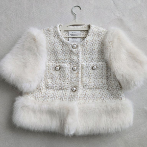 바이플로우 트위드 자켓