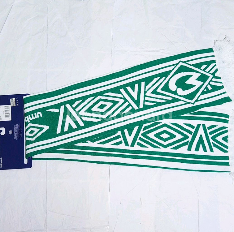 (새상품)베르더브레멘 축구 니트 머플러 스카프 엄브로--1