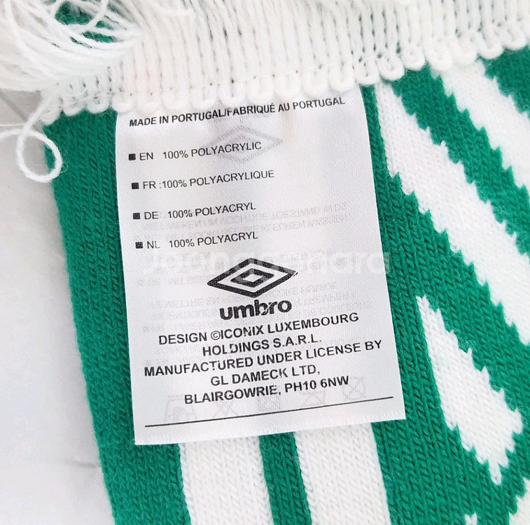 (새상품)베르더브레멘 축구 니트 머플러 스카프 엄브로--3