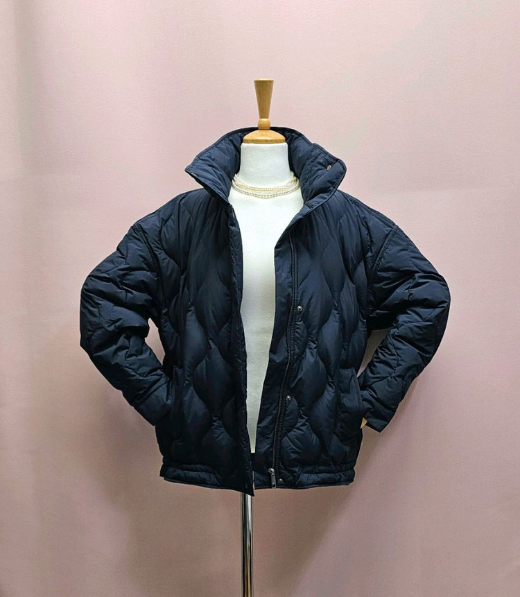 벤시몽 구스다운 패딩 구스 머플러 세트--3