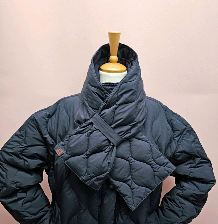 벤시몽 구스다운 패딩 구스 머플러 세트--5