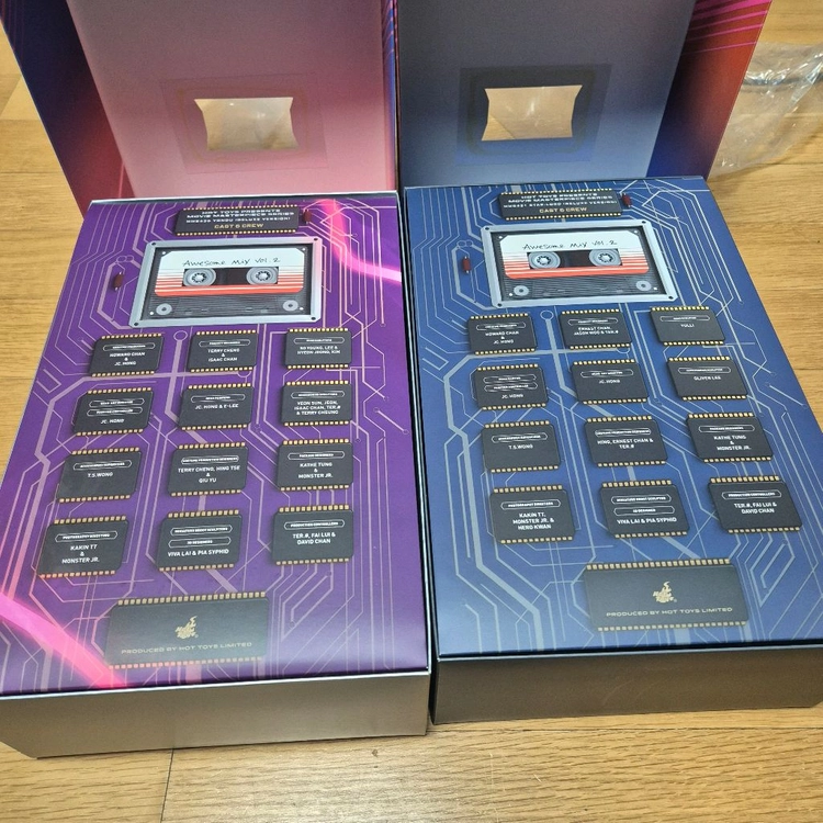 핫토이 마블 가오갤 Vol.2 욘두&스타로드 디럭스 일괄 개봉 양품 이미지