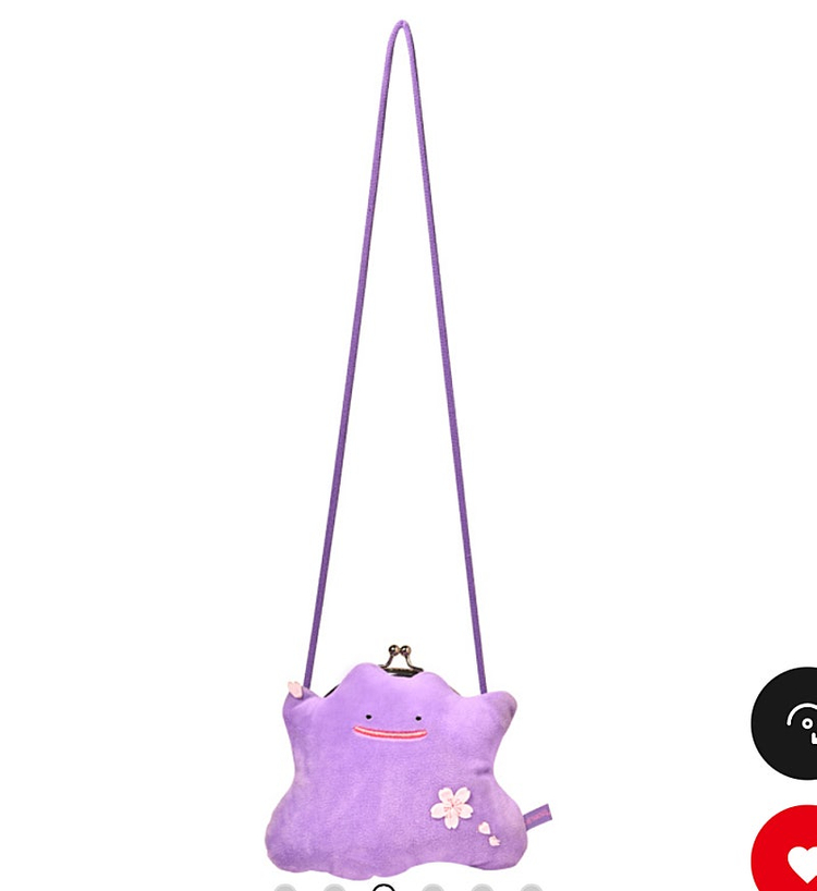 벚꽃 메타몽 잠실 팝업 인형 파우치 가방 이미지