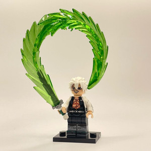 레고(호환)커스텀 귀멸의 칼날 피규어 풍주 시나즈가와 사네미