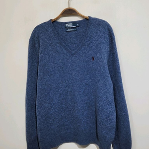 (L) 랄프로렌 폴로 램스울 니트 브이넥 스웨터 이미지