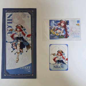 원신 닐루 엽서,포토카드,티켓