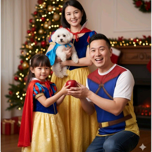 백설공주 & 왕자 패밀리룩, 시밀러룩, 모녀룩 (소품까지 일괄)