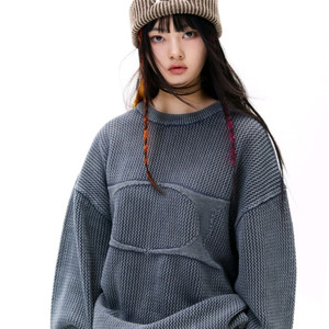 크리틱 WORMHOLE KNIT CHARCOAL