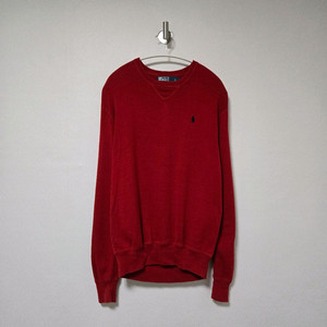 폴로랄프로렌 딥레드 니트 맨투맨 / 여성 니트/ 남성 니트