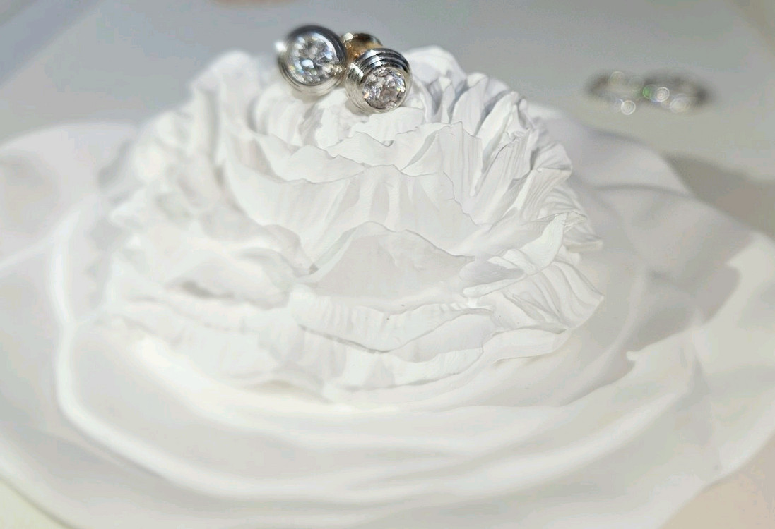 14k랩다이아5부귀걸이--2