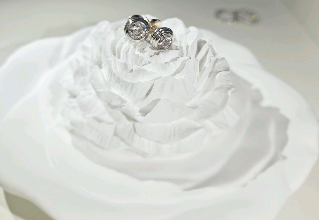 14k랩다이아5부귀걸이--3