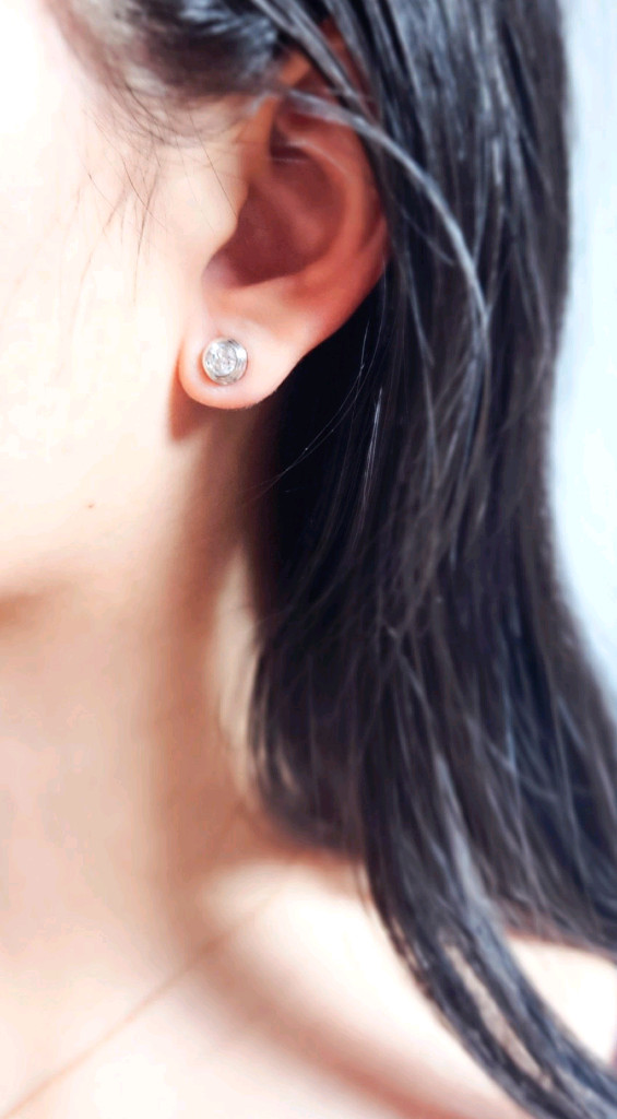 14k랩다이아5부귀걸이--8