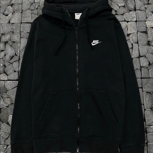 나이키 블랙 기모 후드집업 L 이미지