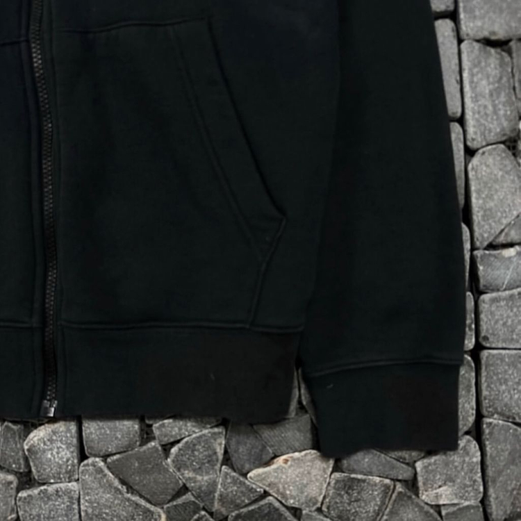 나이키 블랙 기모 후드집업 L 이미지