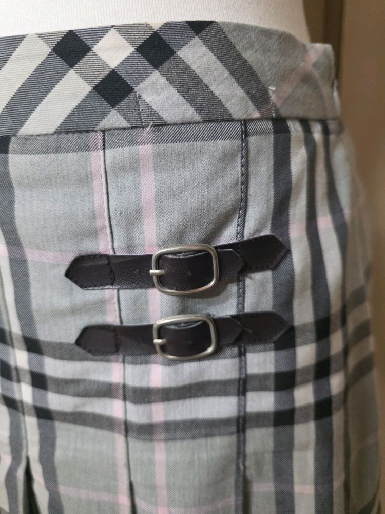 버버리 정품 스커트--3