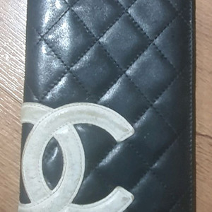 정품 샤넬 깜봉 장지갑