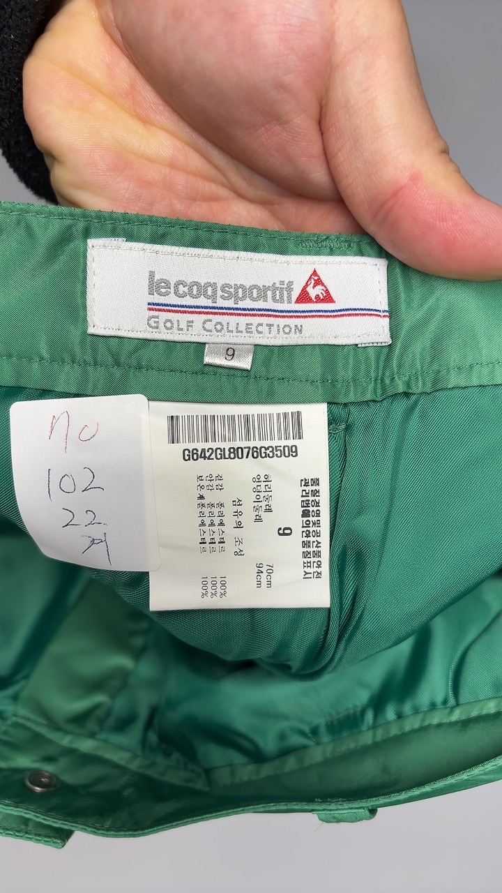 10388번 르꼬끄 [겨울] 여자 솜 패딩 골프 바지 27 인치--2