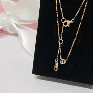 14k 큐브 목걸이