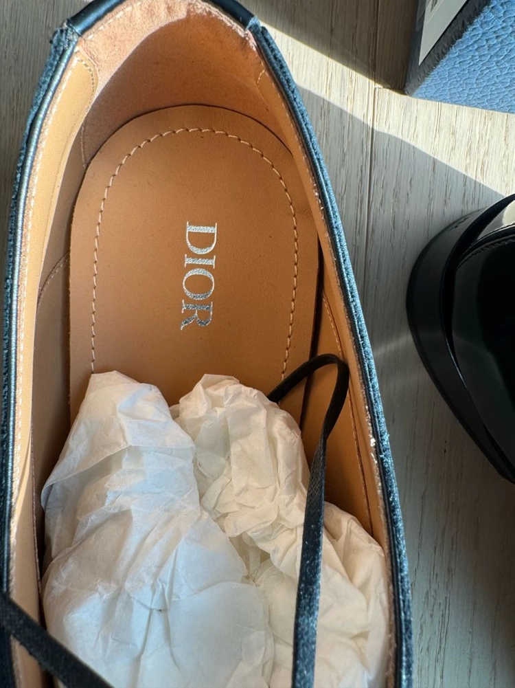 DIOR 정품 새제품 디올 타임리스 옥스포드 캡토 남성 구두 42 이미지