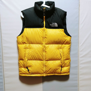 [L] 노스페이스 눕시 패딩조끼 700 옐로블랙396