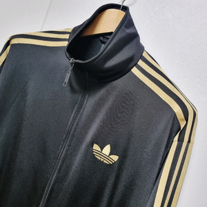 남성 상태양호 아디다스 블랙&골드 검금 파이어버드 불꽃 트랙탑 져지 저지