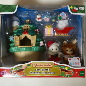 실바니안 산타 크리스마스 트리하우스 미개봉 새상품 이미지