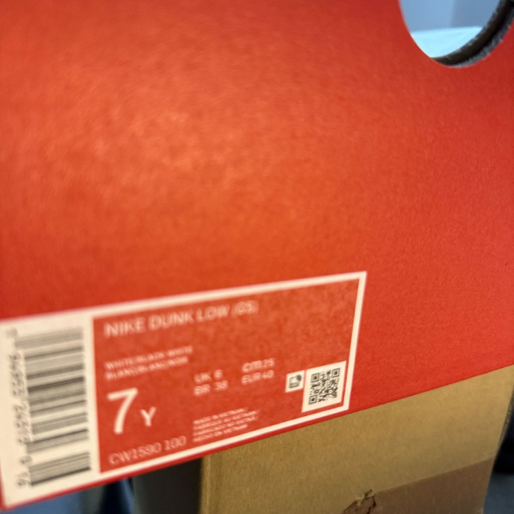 새상품 나이키 덩크로우 범고래 새제품 250 CW1590 100 이미지