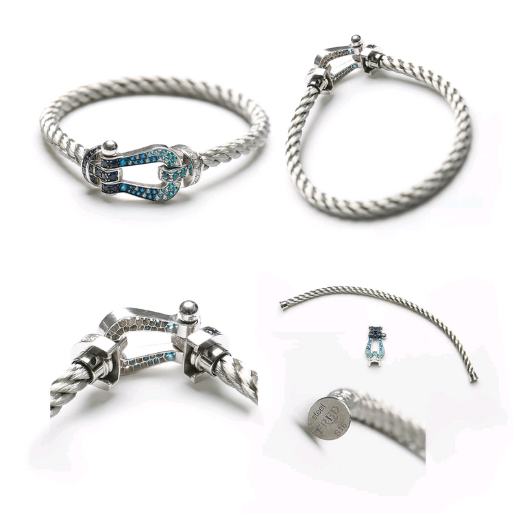 프레드 포스텐 화골 라지 블루스톤&다이아 풀파베 이미지