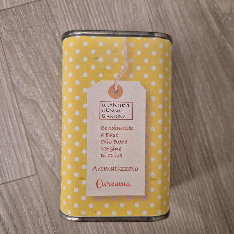 이태리에서 사온 강황 올리브유 | 예쁜 틴케이스 | 미개봉--5