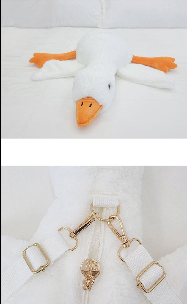 짱정품)보들보들거위쿠션/백팩(겸용)봉제인형대형 미개--6