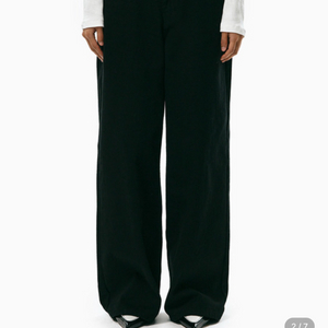 [새상품] 아르카익 벨티드 데님 팬츠 블랙 M