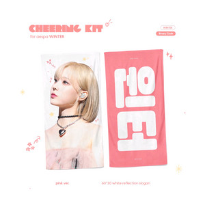 에스파 윈터 반사슬로건 판매 콘서트 티켓 포카 이미지