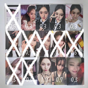 아이브 이서 에스파 카리나 윈터 포카 판매 이미지