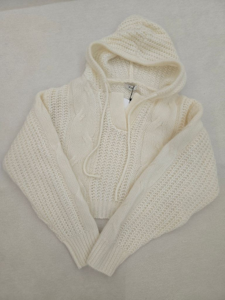 더티스 모헤어 후드니트 스웨터--2