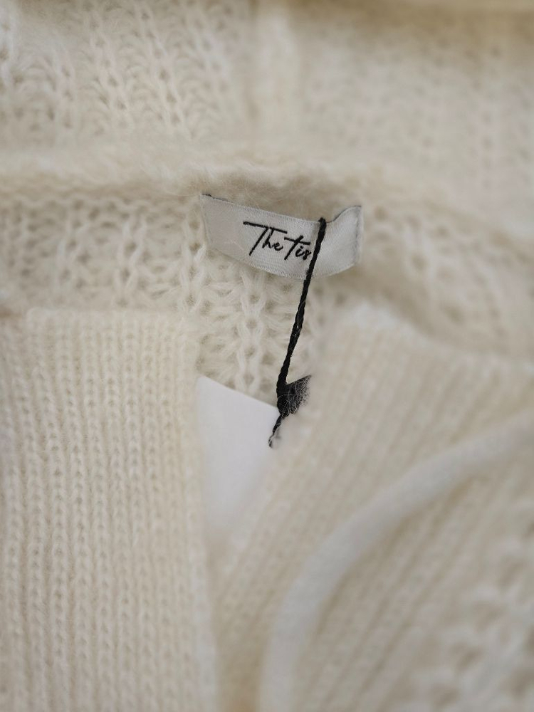 더티스 모헤어 후드니트 스웨터--3