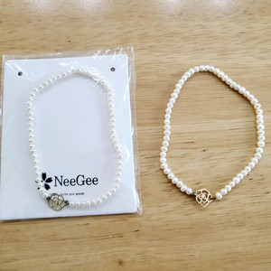 새해할인>새상품 14k 진주팔찌 구매가격 2개 20만원