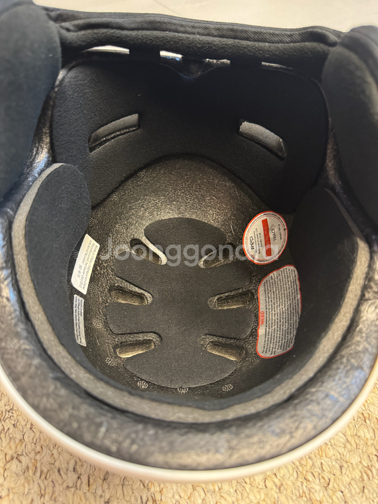 레드 스키 보드 헬멧--3